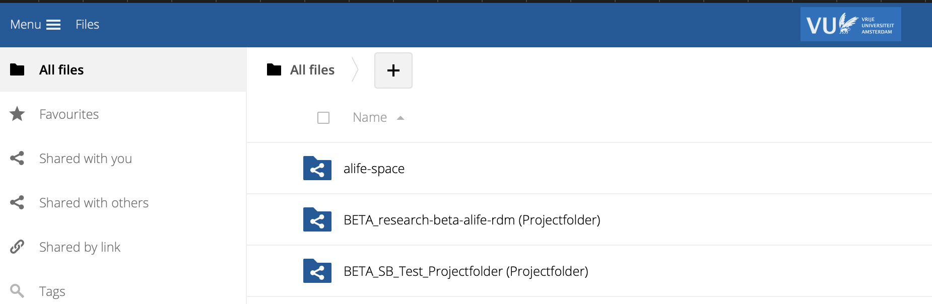 root-folder-interface