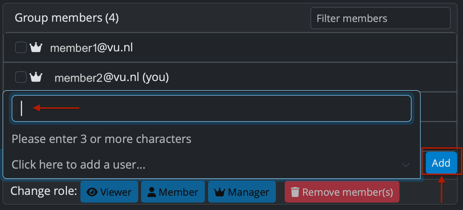 Adding a new group member in Yoda